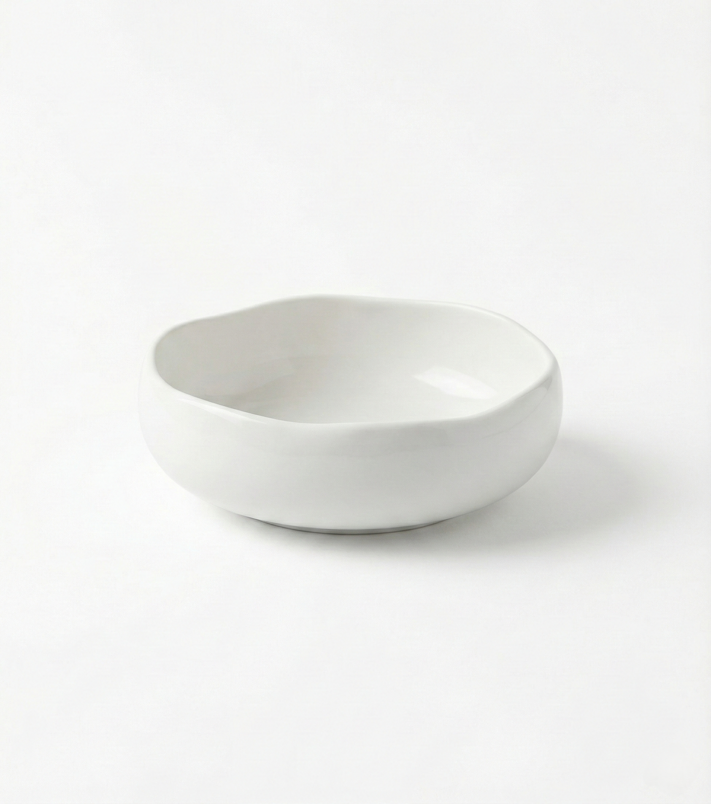 Almina Diva Schaal - Wit Porselein - Ø 24 cm - Modern & Organisch Design