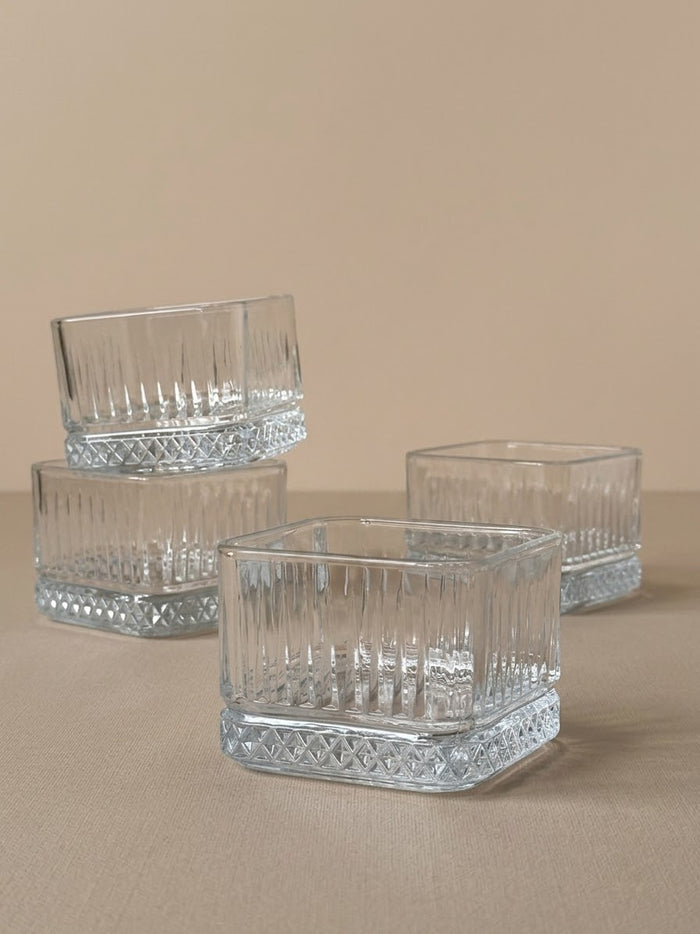 Paşabahçe Elysia Glazen Schaaltjes – Set van 4