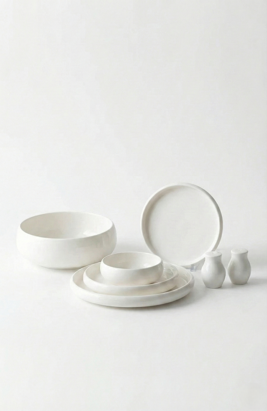Belicia Serviesset - 27-Delig Wit Porselein - Modern &amp; Tijdloos Design