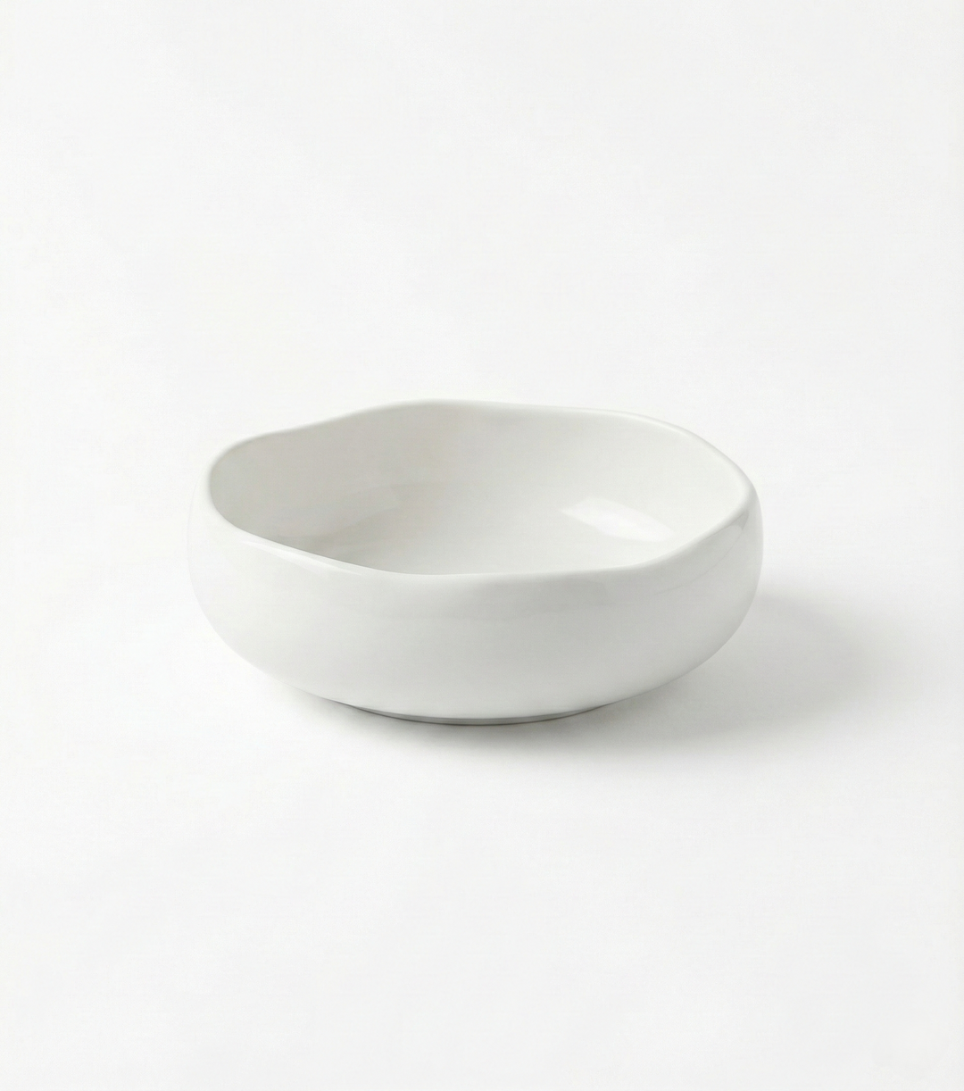 Diva Schaal - Wit Porselein - Ø 24 cm - Modern &amp; Organisch Design