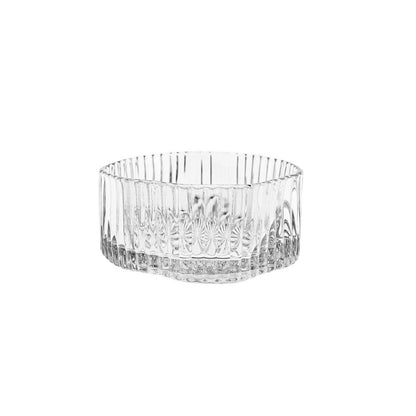 Almina Terra Buccia Glazen Schaaltjes - 6 Stuks - Transparant Ribbelglas