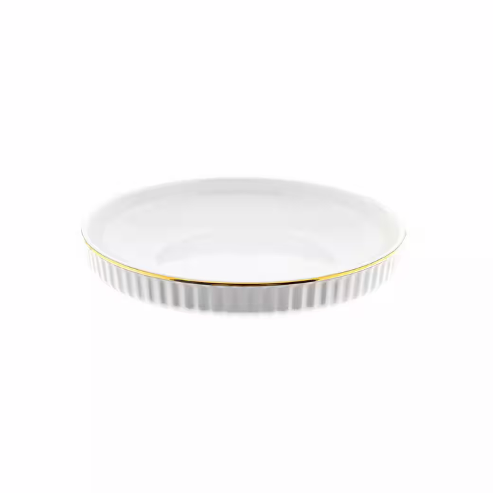 Borneo Gold Serviesset – 27-delig Porselein met Gouden Rand – 6 Personen