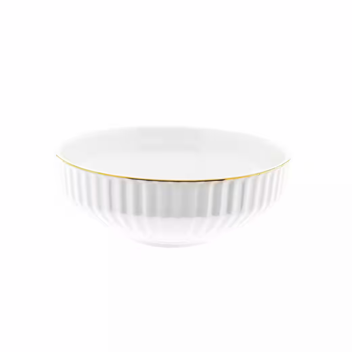 Borneo Gold Serviesset – 27-delig Porselein met Gouden Rand – 6 Personen