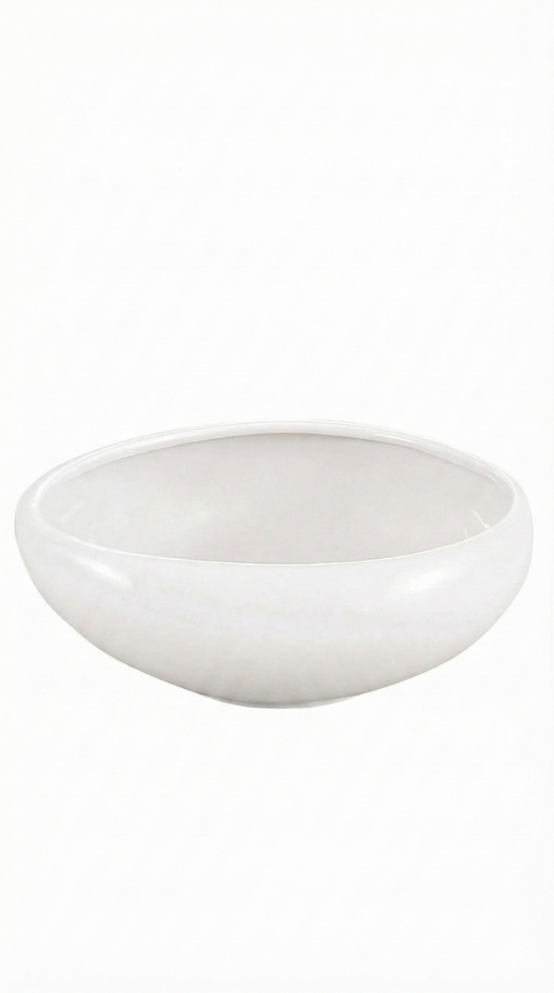 Wave schaal Wit - Luxe Porseleinen Kom - Ø 23 cm - Modern Design