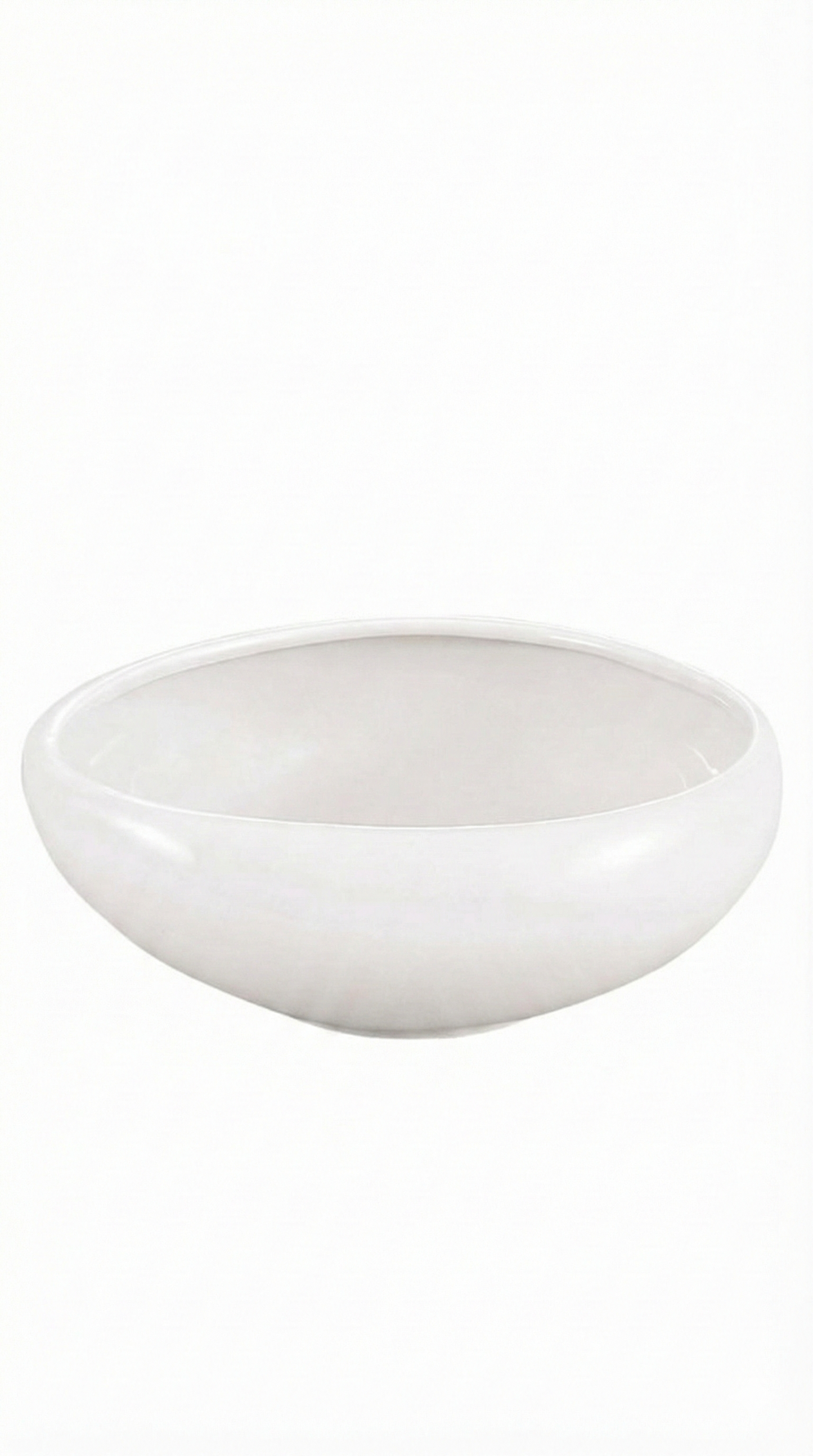 Almina Wave schaal Wit - Luxe Porseleinen Kom - Ø 23 cm - Modern Design
