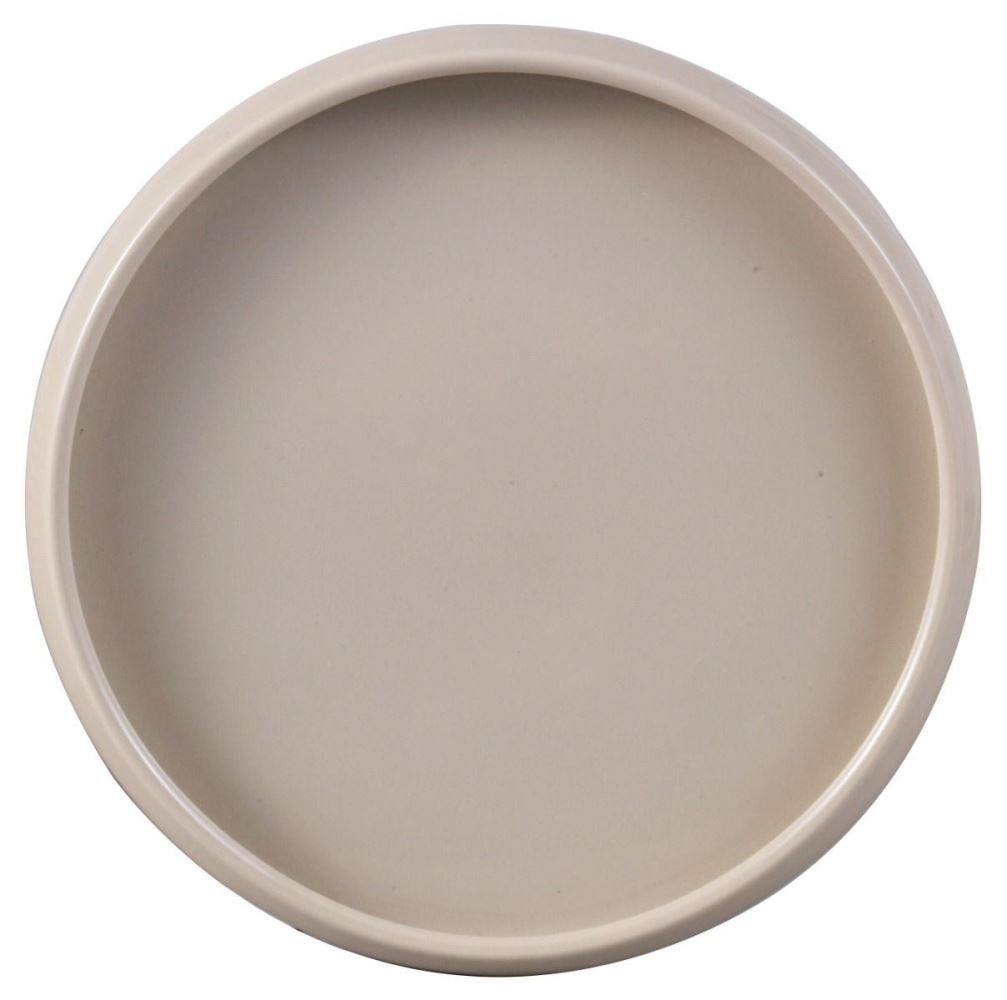 Bricard Bondy Serviesset 25-delig Mat Taupe Porselein met Opstaande Rand