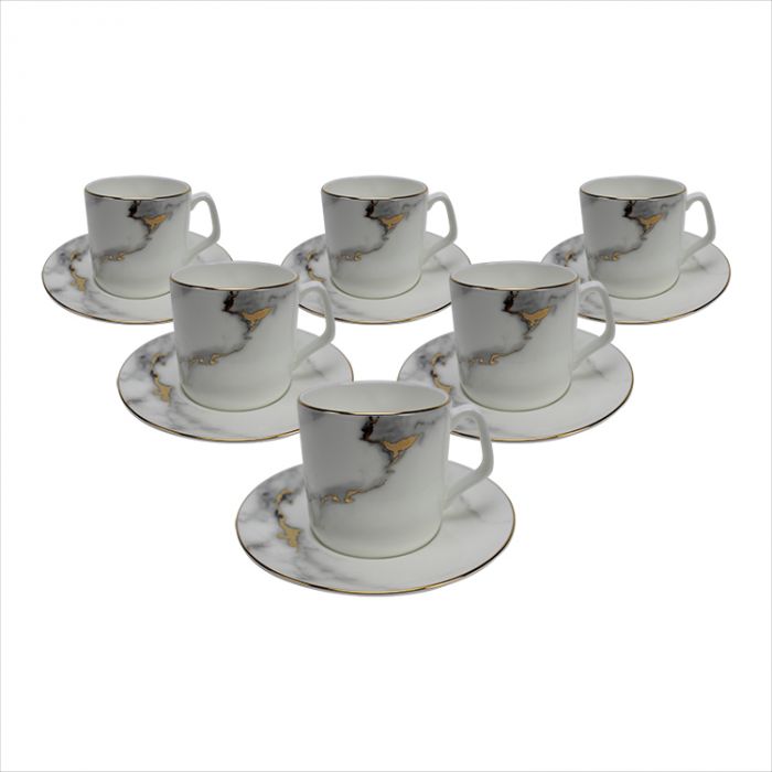 BRICARD DRANCY KOFFIESET | MARBLE 12-DELIG