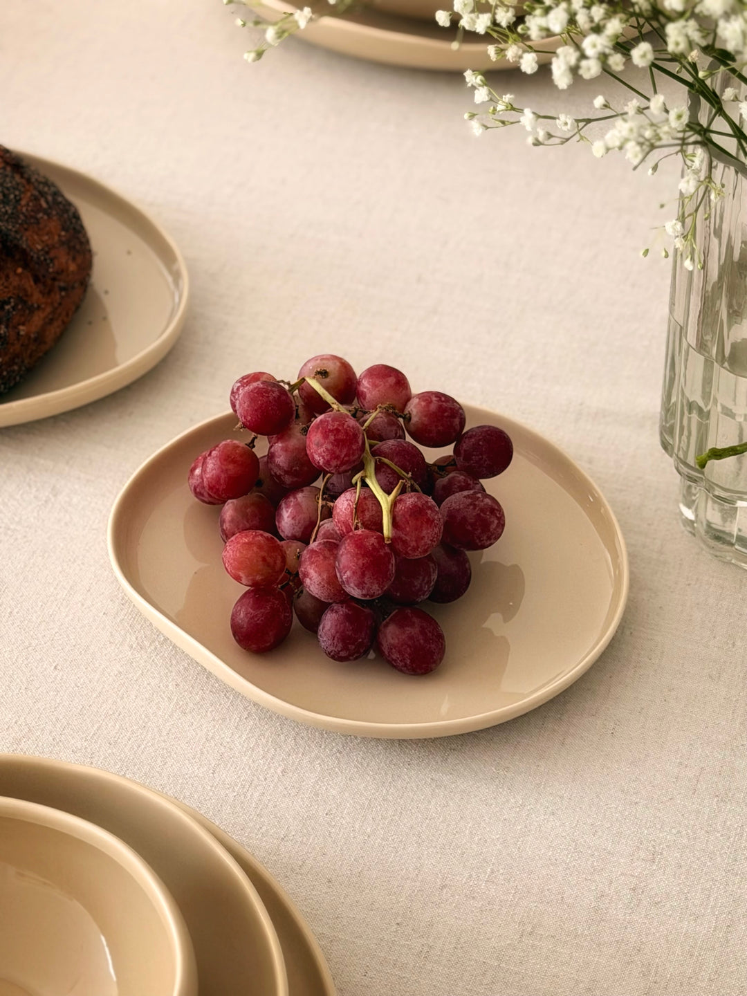 BRICARD BARLES DINNER SET | TAUPE 25-DELIG