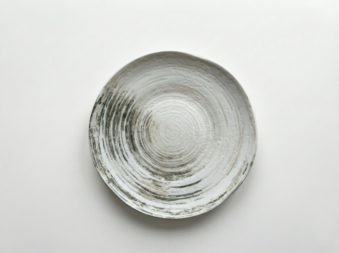 Ipek Olive Serviesset 24-delig – Porselein – Wit met Groene Swirl – Artistiek & Modern