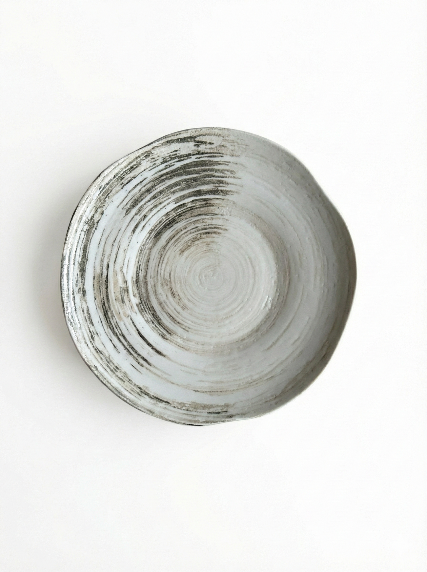 Ipek Olive Serviesset 24-delig – Porselein – Wit met Groene Swirl – Artistiek & Modern
