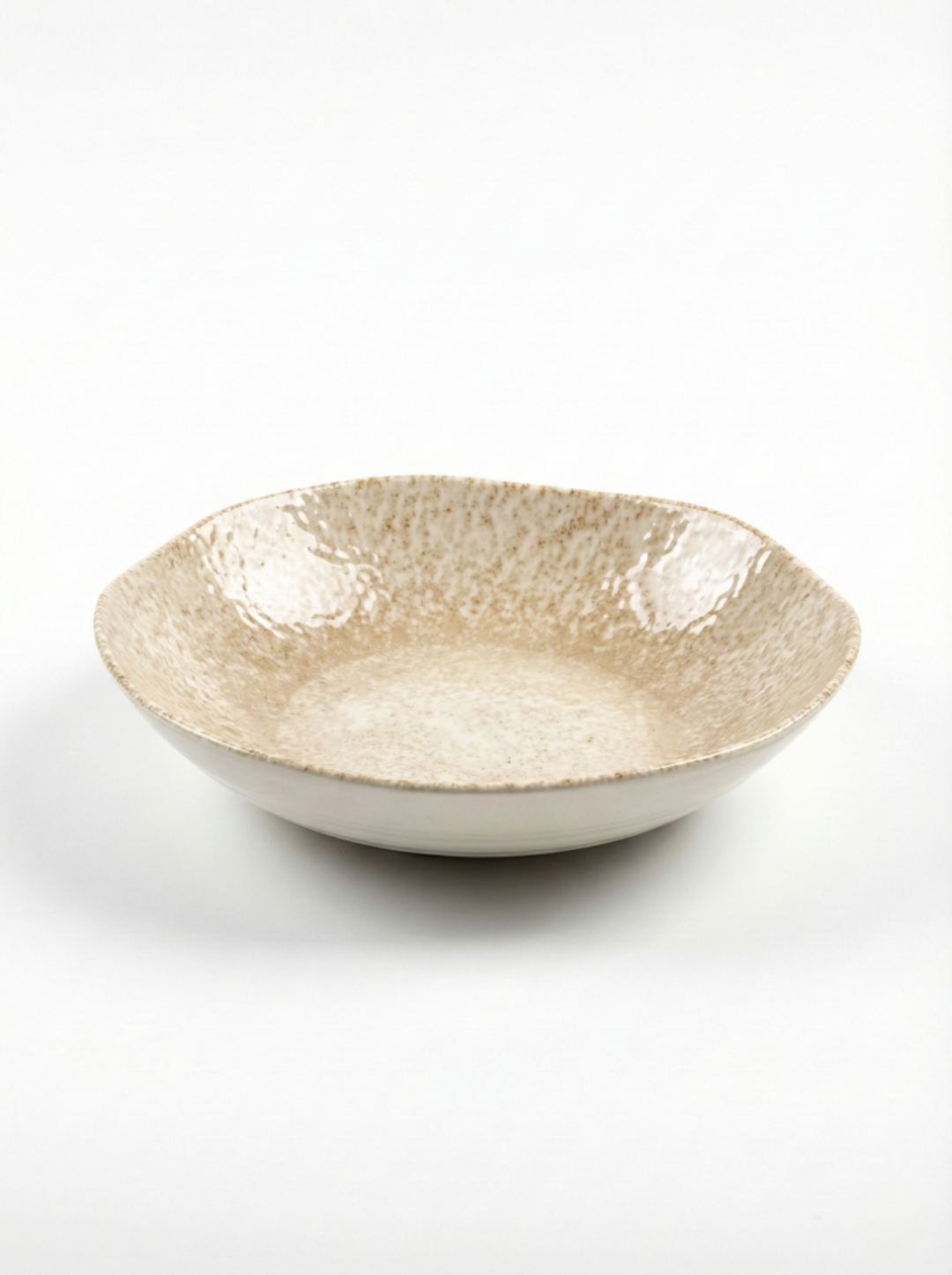 Ipek Pearl Serviesset 24-delig – Porselein – Beige met Parelmoer Glans – Reliëf Structuur
