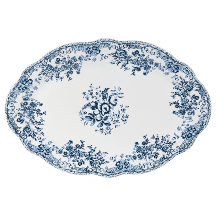 25-Delige Vintage Servies Set Porselein - Blauw (Pre-Order)