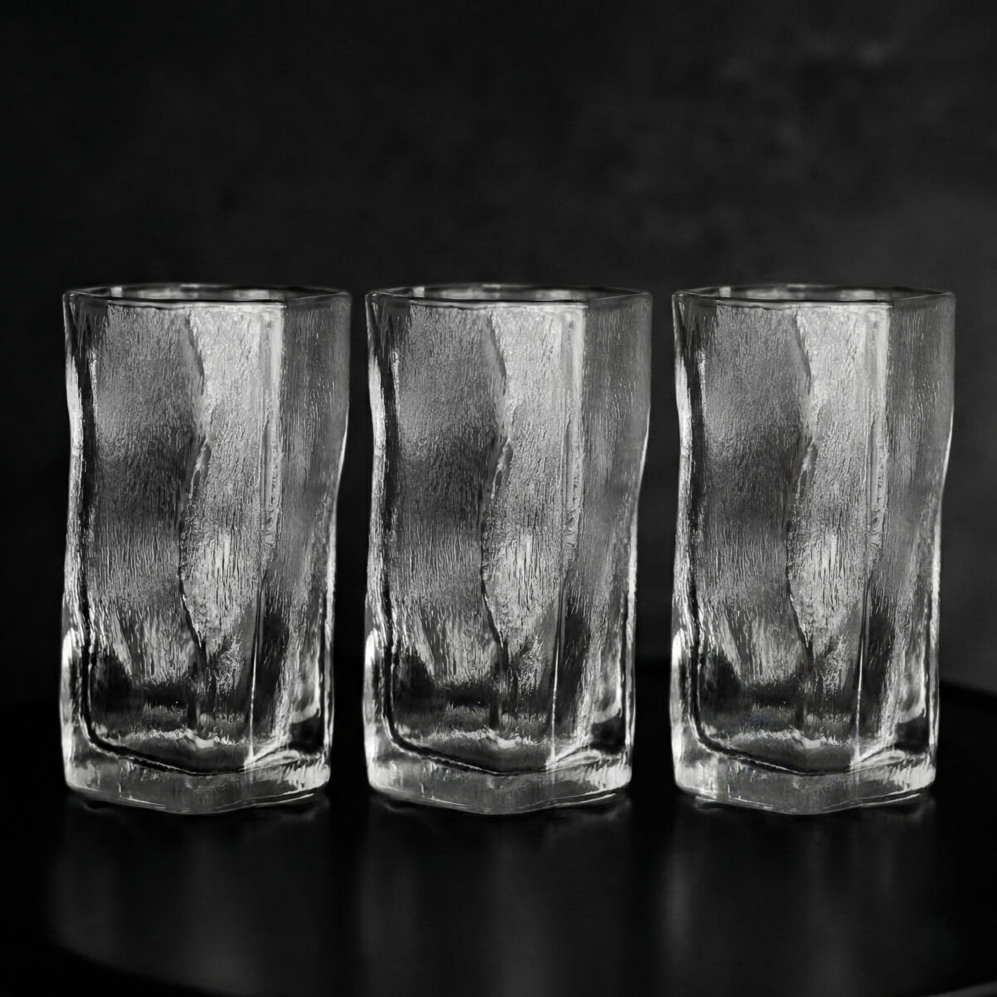 Wave Snow Longdrinkglazen Set (6 stuks) – 270ml – Aesthetic