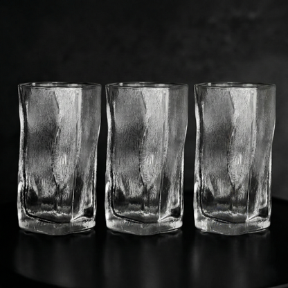 Wave Snow Longdrinkglazen Set (6 stuks) – 270ml – Aesthetic