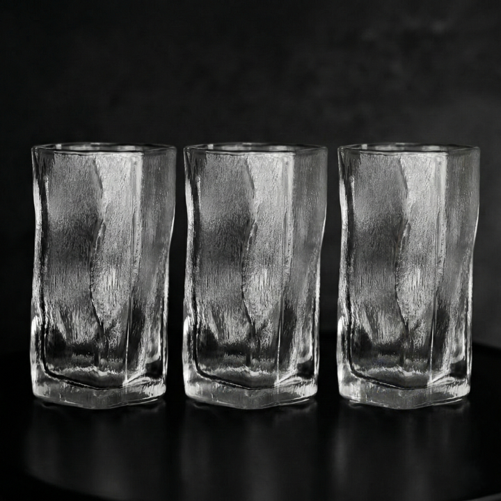 Aesthetic Snow Wave Longdrinkglazen - 270ml (6 Stuks)