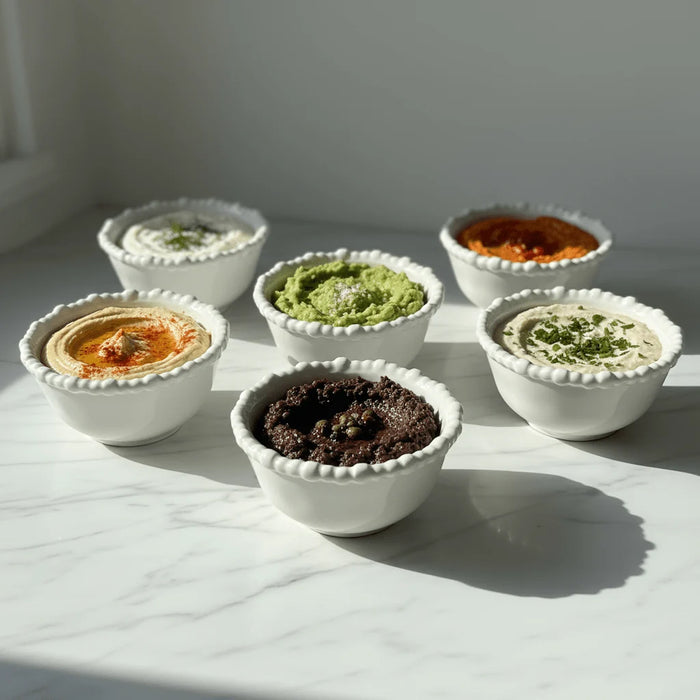 Pearly tapasschalen - set van 6