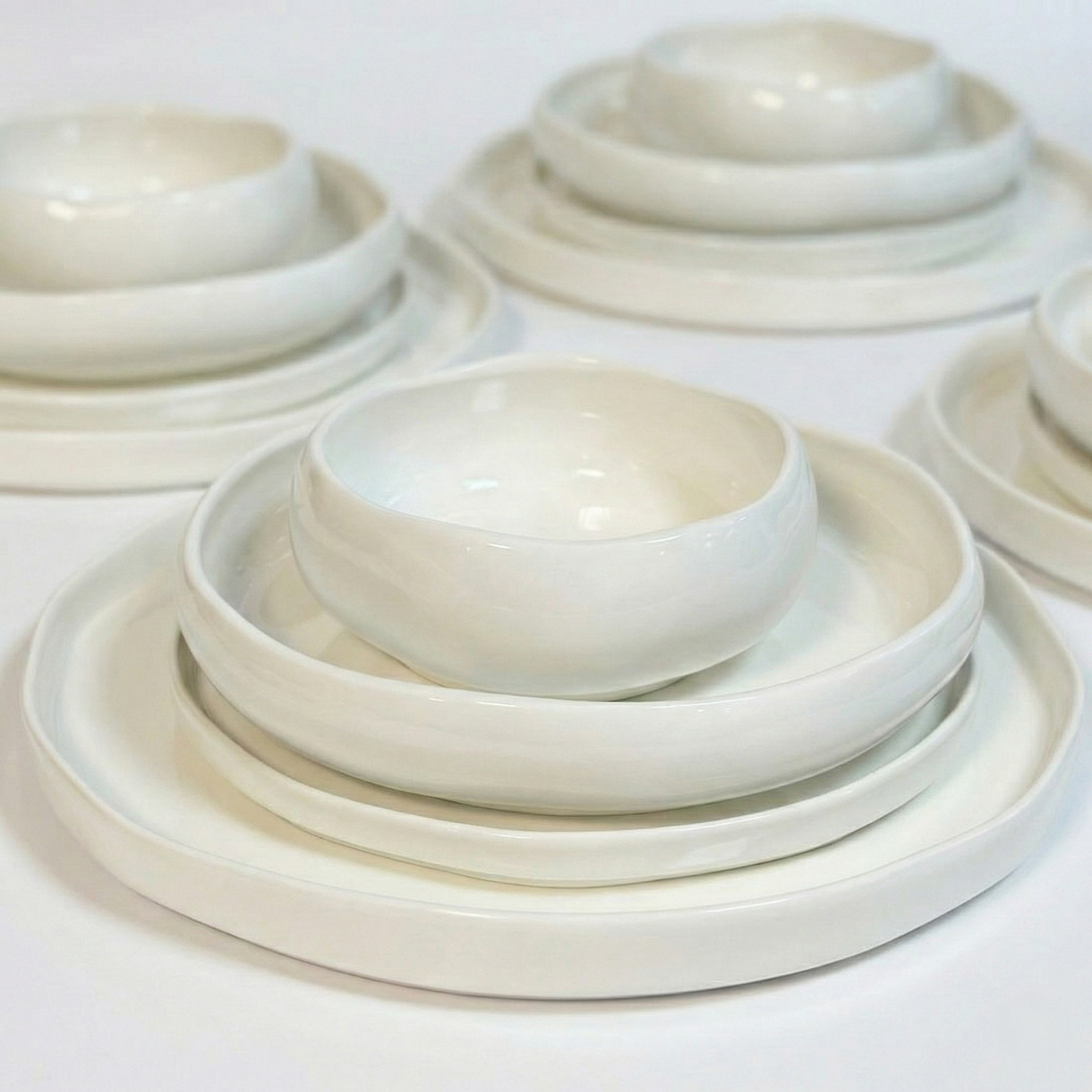Almina Diva Serviesset - Wit – 24-delig Porselein (6 personen)