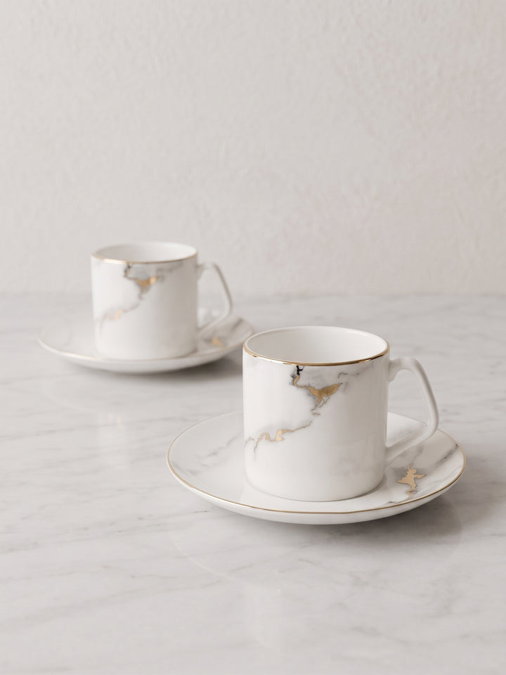 BRICARD DRANCY KOFFIESET | MARBLE 12-DELIG