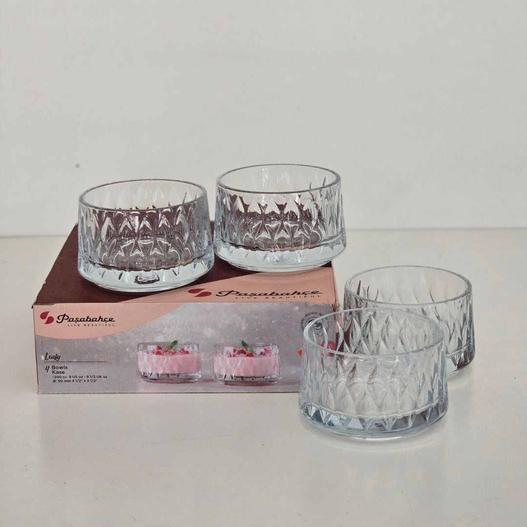 Paşabahçe Leafy Schaaltjes - set van 4