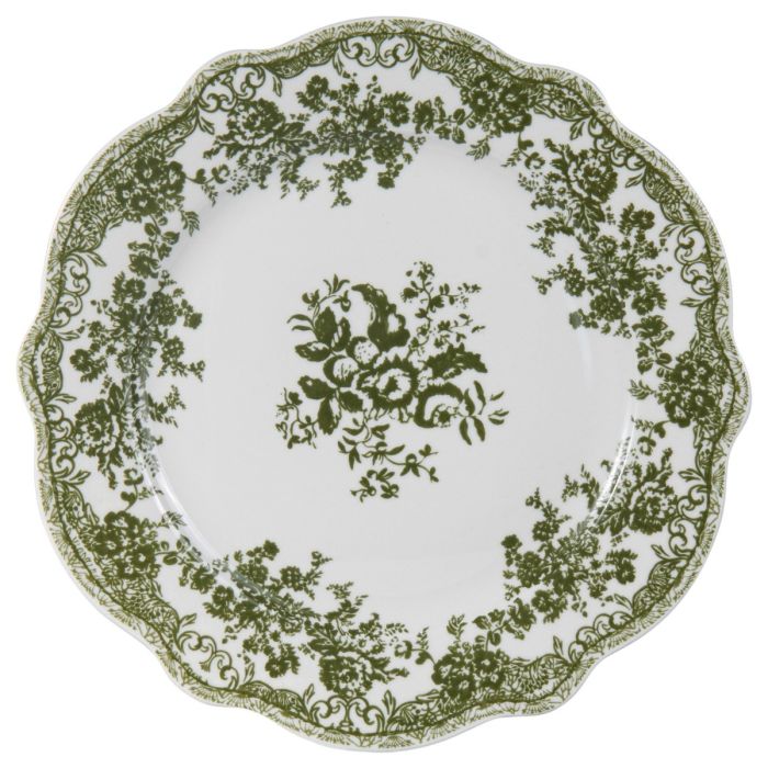 25-Delige Vintage Servies Set Porselein - Groen (Pre-Order)
