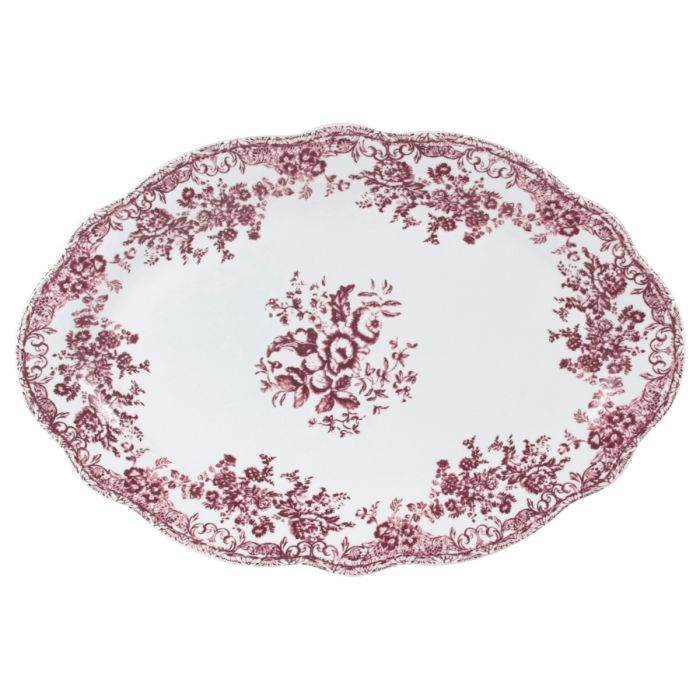 25-Delige Vintage Servies Set Porselein - Roze (Pre-Order)